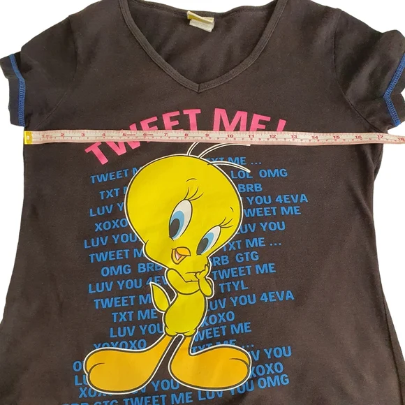 Tweet Me Tweety Bird T-shirt - Picture 3 of 8
